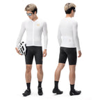 Rockbros YDCX008 Diamond ilgomis rankovėmis dviračio marškinėliai dydis XS - balti -- Cycling Jerseys