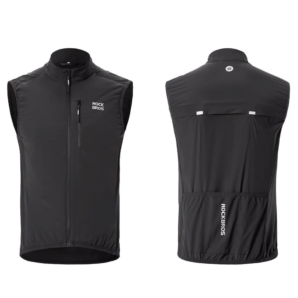 Rockbros MJ012 šilta liemenė, dydis L - juoda -- Cycling Jackets & Vests