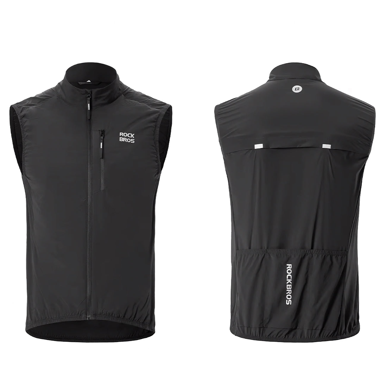 Rockbros MJ012 šilta liemenė, dydis XL - juoda -- Cycling Jackets & Vests