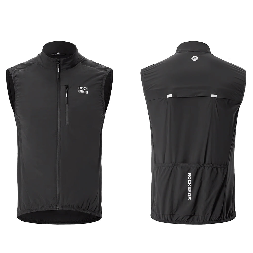 Rockbros MJ012 šilta liemenė dydis XXXXL - juoda -- Cycling Jackets & Vests