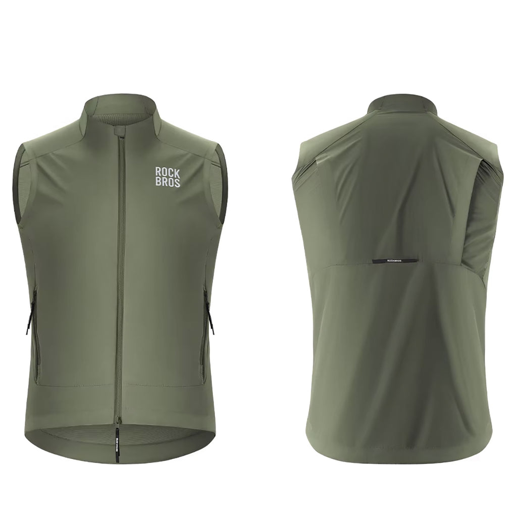 Rockbros YDMJ003 Atspari vėliavams liemenė pavasaris/ruduo dydis S - Žalia -- Cycling Jackets & Vests