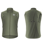 Rockbros YDMJ003 pavasario/rudens vėjo atspari liemenė, dydis XXL - žalia -- Cycling Jackets & Vests