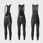 Rockbros YDCK012-1 ilgos fliso liemeniuotės stuomos su supiaustymu, dydis S - juoda -- Cycling Tights & Bib Tights