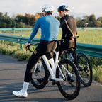 Rockbros YDCK012-1 Ilgos fliso žaliarinės kojinės su paminkštiniu, XL dydis - juodos -- Cycling Tights & Bib Tights