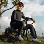Rockbros YDWT020 Diamond Pavasaris/Ruduo/Žiema dviračio marškinėliai dydis XL - juoda -- Cycling Jerseys