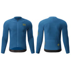 Rockbros YDWT020 Diamond dviračio marškinėliai pavasaris/ruduo/žiema dydis XXXL - mėlyni -- Cycling Jerseys