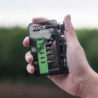 Rockbros Dviračio Įrankių Komplektas su Mini Ratuku ir Bitais - Skaidri Žalia -- Bicycle Multi-Tools