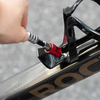 Rockbros Multitool dviračio įrankių komplektas su ratinčiu raktu ir padangų iškėlikliais - juodas -- Bicycle Multi-Tools