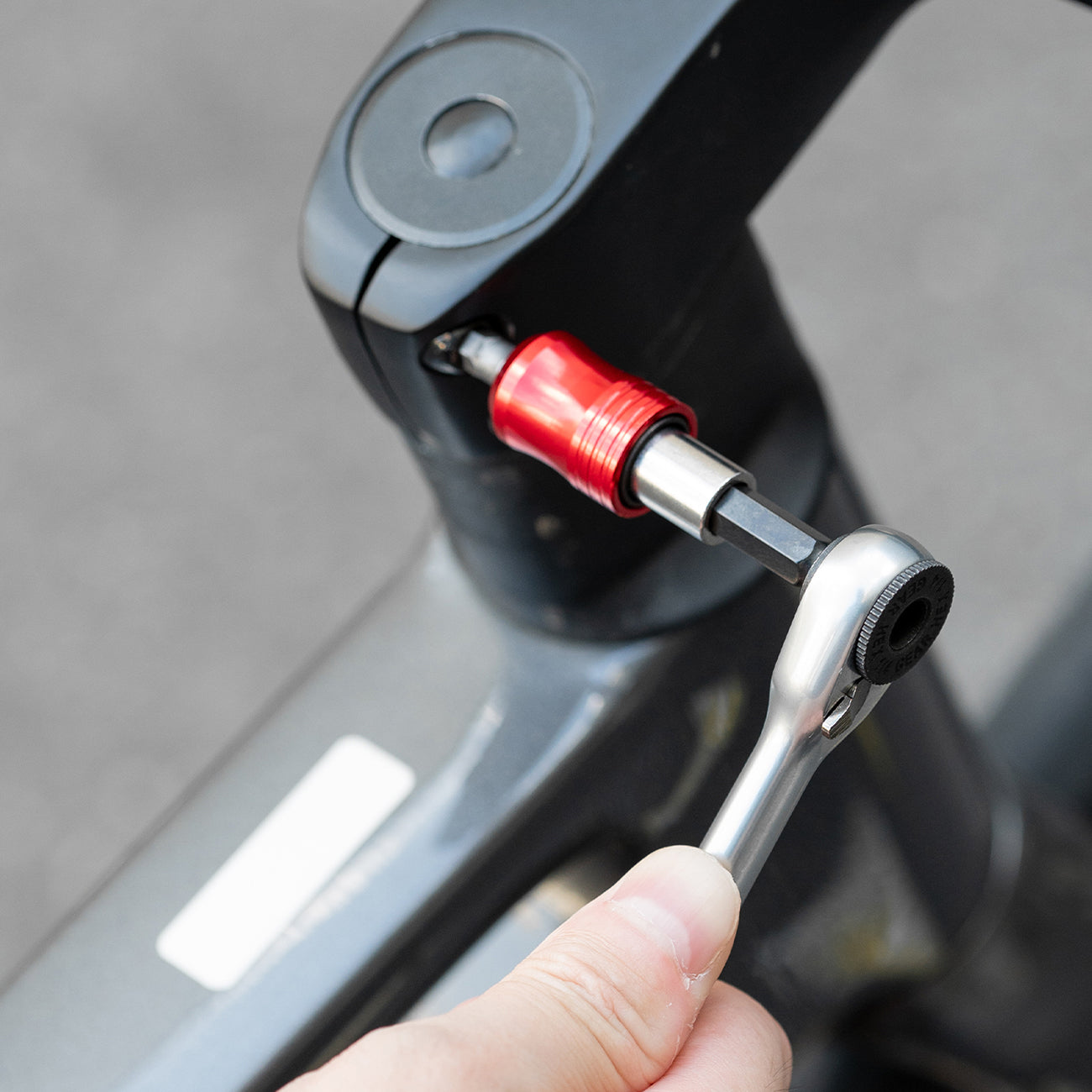 Rockbros Multitool dviračio įrankių komplektas su ratinčiu raktu ir padangų iškėlikliais - juodas -- Bicycle Multi-Tools