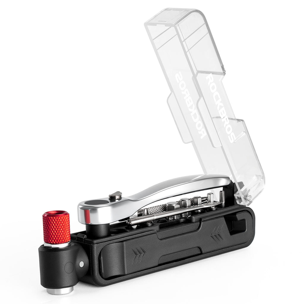 Rockbros dviračio multitool rinkinys su CO2 pompa ir ratuoklinių raktų - Juodas -- Bicycle Pumps