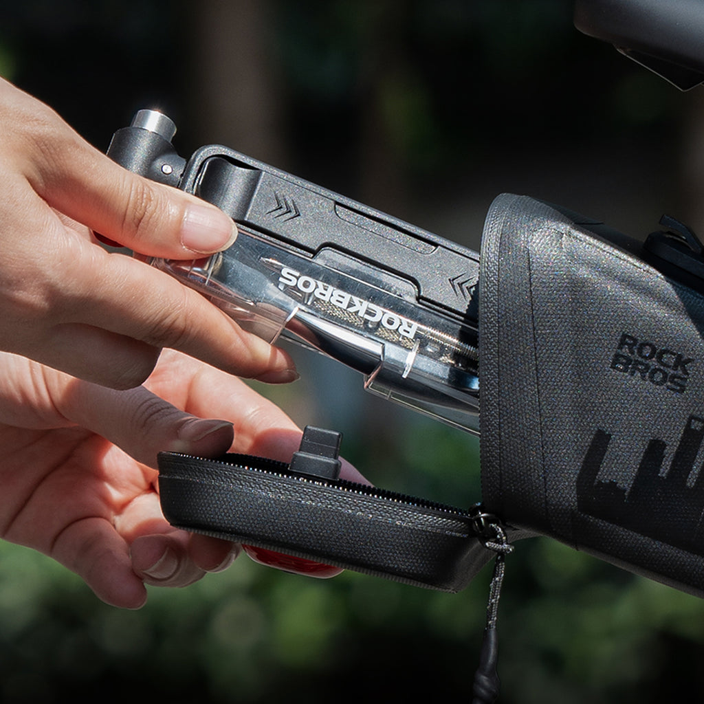 Rockbros dviračio multitool rinkinys su CO2 pompa ir ratuoklinių raktų - Juodas -- Bicycle Pumps