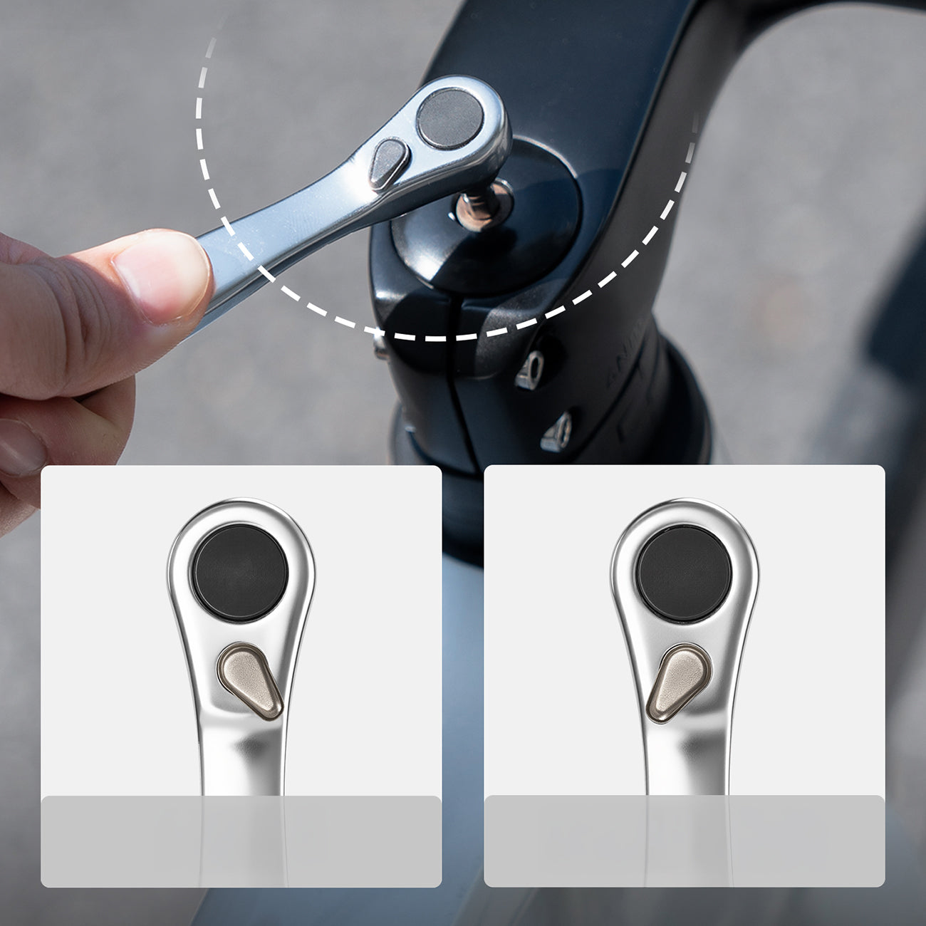 Rockbros dviračio multitool rinkinys su CO2 pompa ir ratuoklinių raktų - Juodas -- Bicycle Pumps