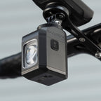 Rockbros M8 1600lm priekinė dviračio lempa su nuotoliniu valdymu 10m, įkraunamoji 4000 mAh - juoda -- Bicycle Lights
