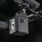 Rockbros M8 1600lm priekinė dviračio lempa su nuotoliniu valdymu 10m, įkraunamoji 4000 mAh - juoda -- Bicycle Lights