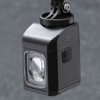 Rockbros M8 1600lm priekinė dviračio lempa su nuotoliniu valdymu 10m, įkraunamoji 4000 mAh - juoda -- Bicycle Lights