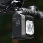 Rockbros M8 1600lm priekinė dviračio lempa su nuotoliniu valdymu 10m, įkraunamoji 4000 mAh - juoda -- Bicycle Lights