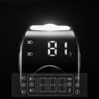 Rockbros M8 1600lm priekinė dviračio lempa su nuotoliniu valdymu 10m, įkraunamoji 4000 mAh - juoda -- Bicycle Lights
