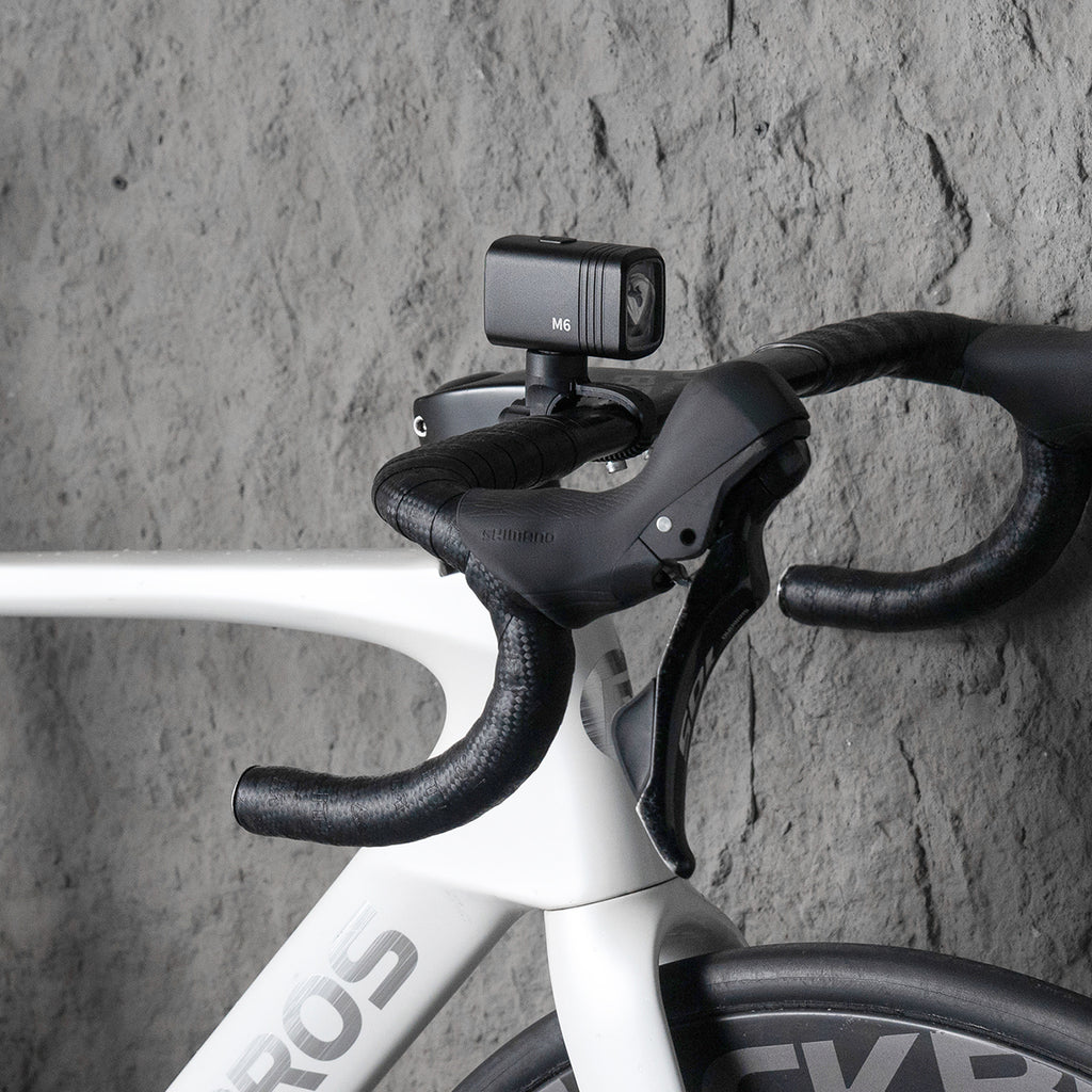 Rockbros M6 1000 lm priekinė dviračio lempa 2800 mAh akumuliatorius - juoda -- Bicycle Lights