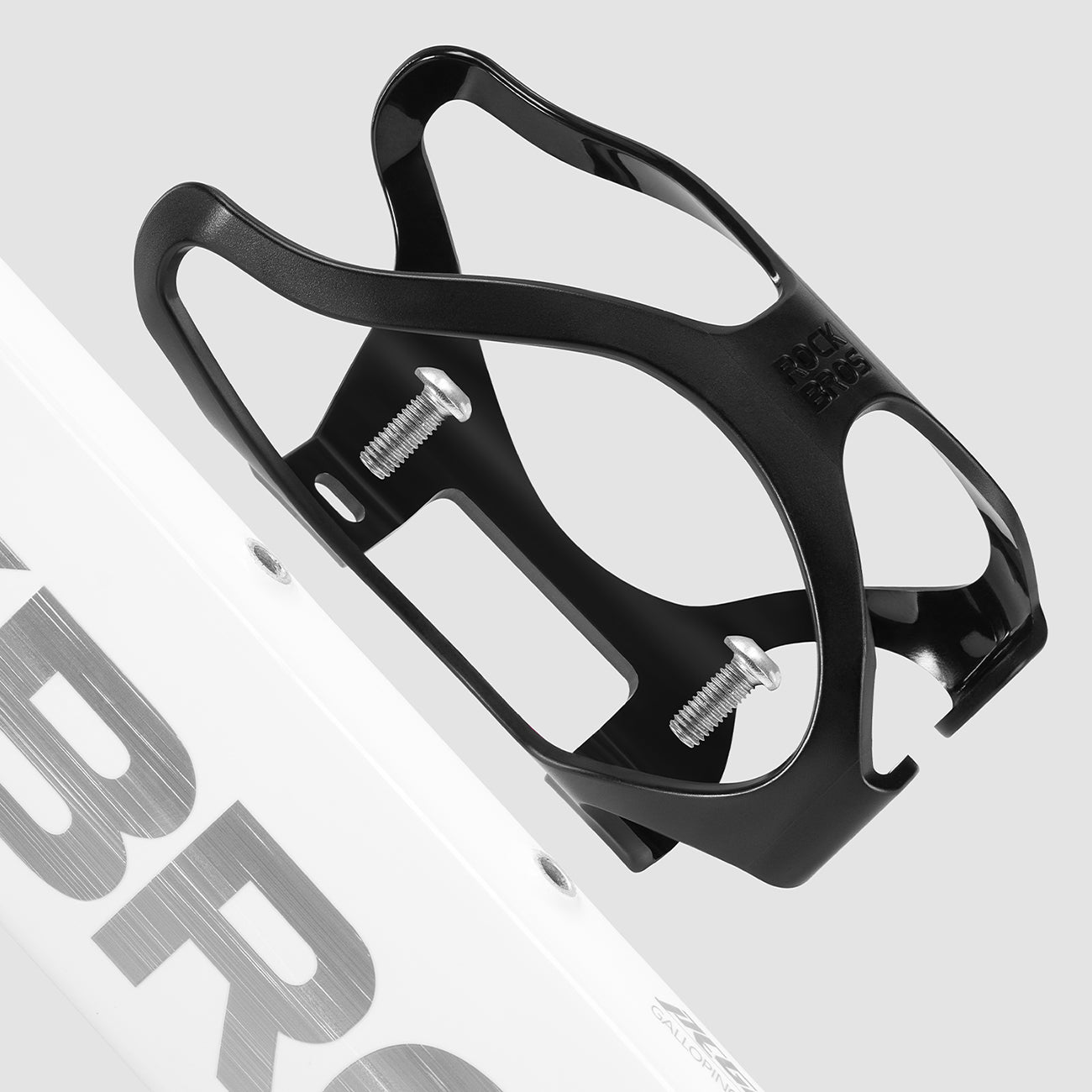 Rockbros LK24-H018 butelio laikiklis iš polikarbonatnio plastiko krepšelis - juodas -- Bicycle Bottle Cages