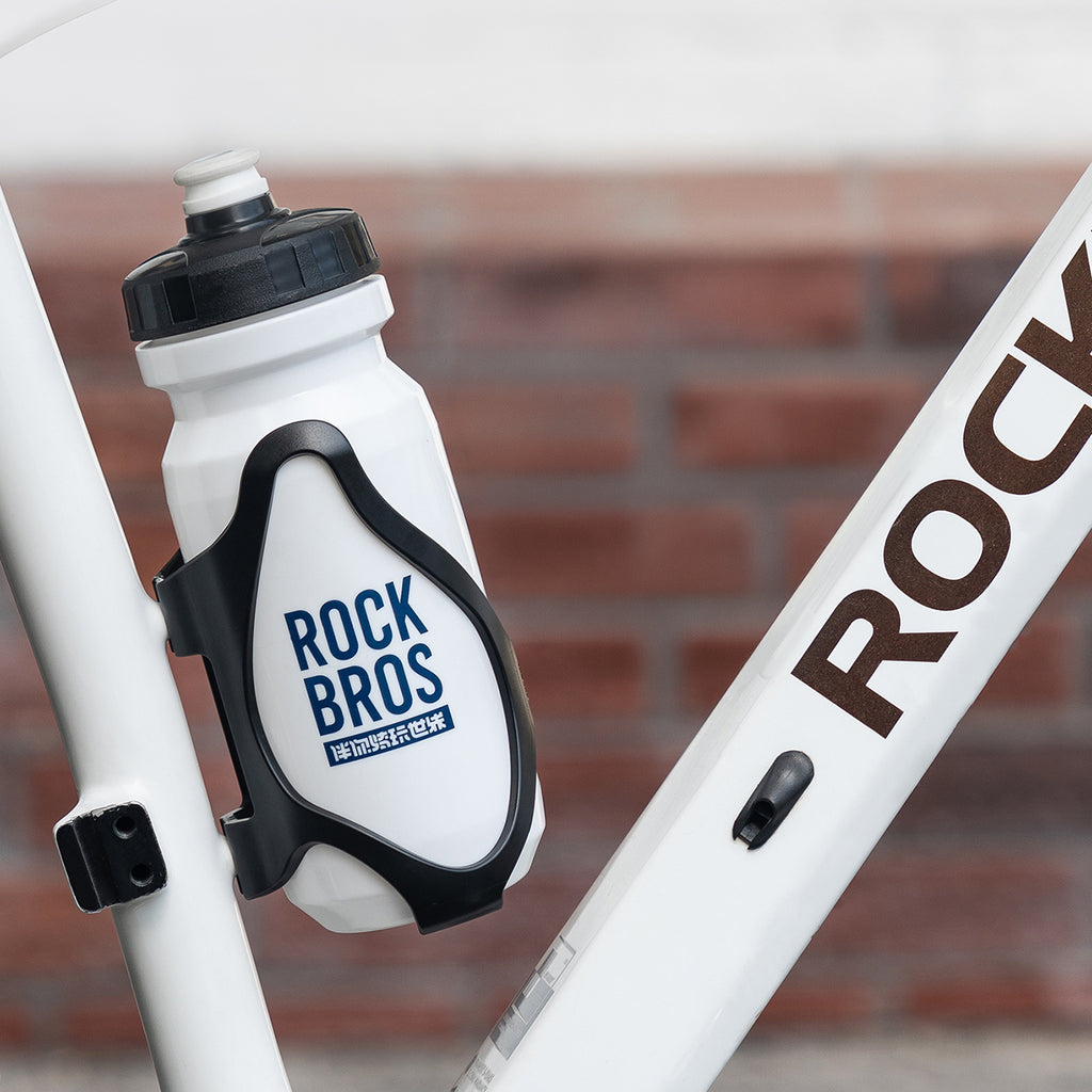 Rockbros LK24-H018 butelio laikiklis iš polikarbonatnio plastiko krepšelis - juodas -- Bicycle Bottle Cages
