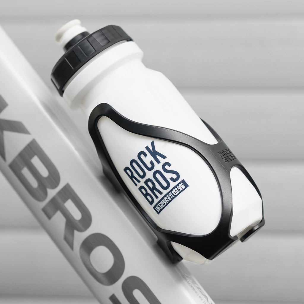 Rockbros LK24-H018 butelio laikiklis iš polikarbonatnio plastiko krepšelis - juodas -- Bicycle Bottle Cages