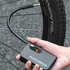 Rockbros L1 Mini 70 PSI bevielė pompa su 200 mm žarna, Schrader - Juoda -- Bicycle Pumps