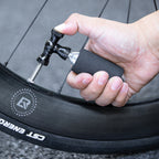 Rockbros CO2 pompa, aliuminio lydinių vožtuvo galva, be kasetės, suderinama su Presta/Schrader - juoda -- Bicycle Pumps