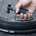 Rockbros CO2 pompa, aliuminio lydinių vožtuvo galva, be kasetės, suderinama su Presta/Schrader - juoda -- Bicycle Pumps