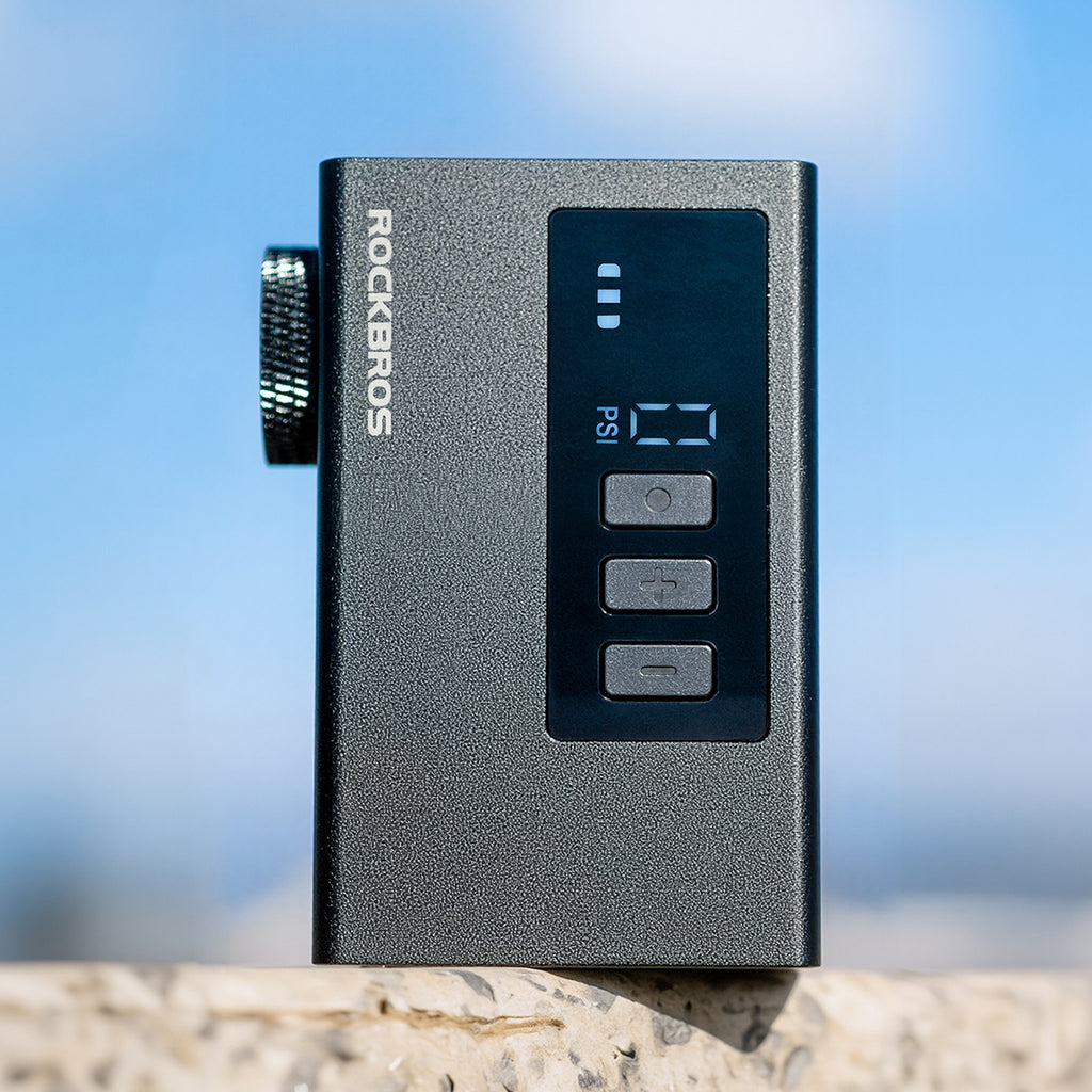 Rockbros AS240 PRO 120 PSI bežičė pompa, 420 mAh kompresoriaus - Juodas -- Bicycle Pumps