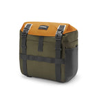 Rockbros W019 Vairo dviračio krepšelis 13,5-24L - Žalia-Oranžinė -- Bicycle Bags