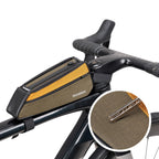Rockbros 088 Viršutinio vamzdžio dviračio krepšelis 0,25L - Žalia ir oranžinė -- Bicycle Bags