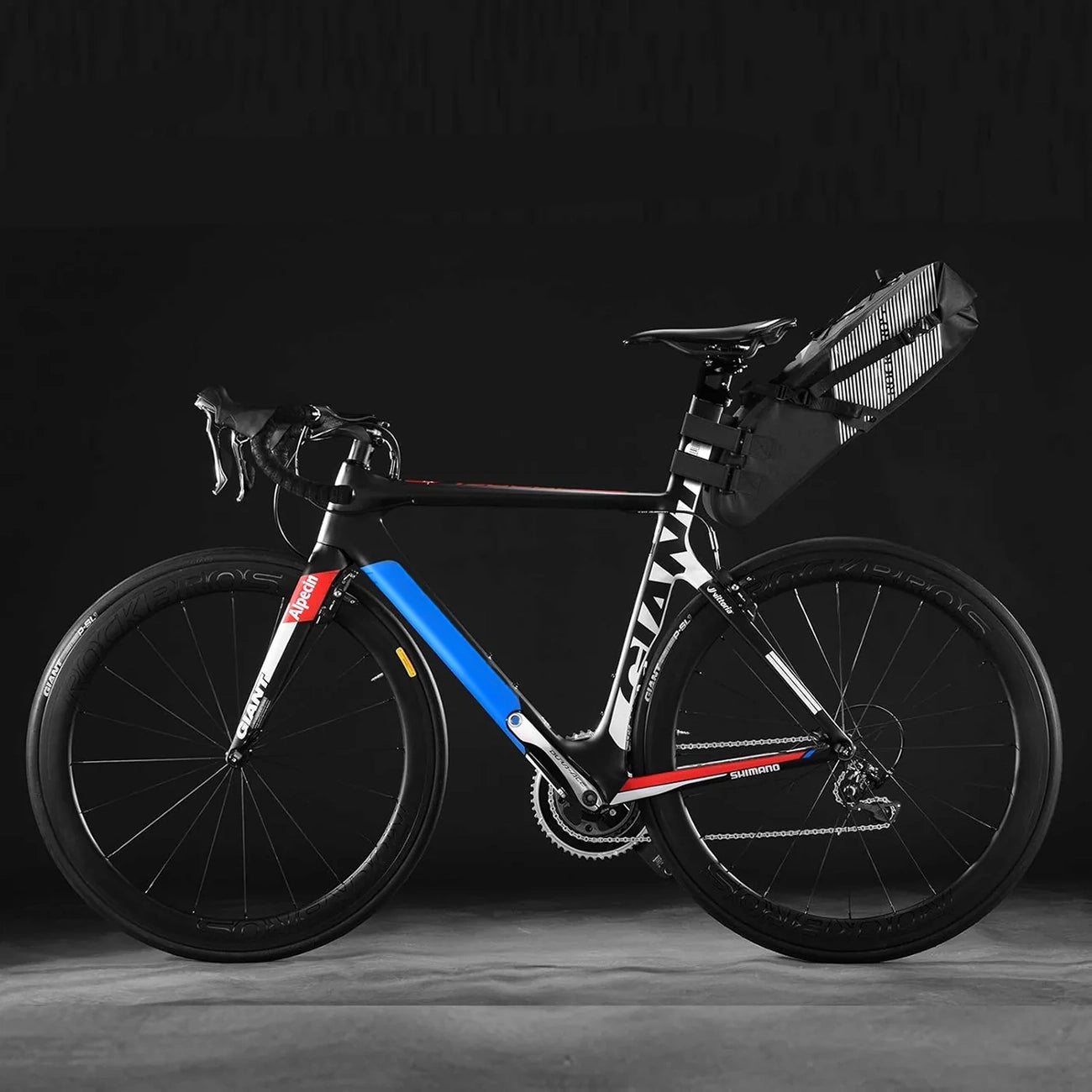 Rockbros AS-013 10L sėdynės krepšys - Juodas -- Bicycle Bags