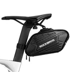 Rockbros B59 dviračio sėdynės krepšys 1.5L - Juodas -- Bicycle Bags