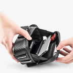 Rockbros B59 dviračio sėdynės krepšys 1.5L - Juodas -- Bicycle Bags