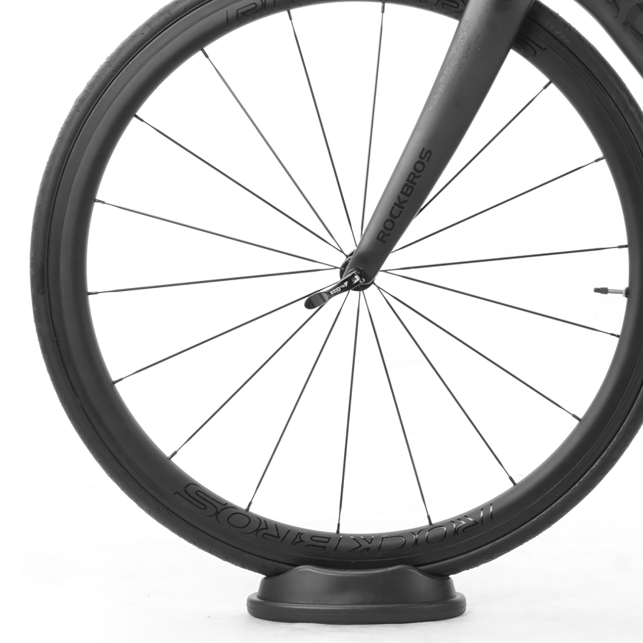 Rockbros SP0001 Stovo Pagalvė Dviračio Priekiniam Ratui Trenaž Podkladka - Juoda -- Cycling Accessories