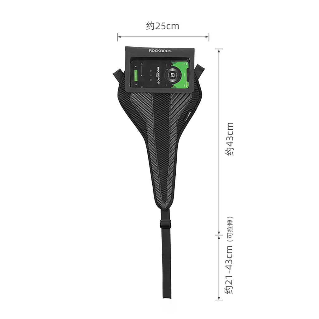 Rockbros D61 prakaitės dangtelis - juodas ir pilkas -- Cycling Accessories