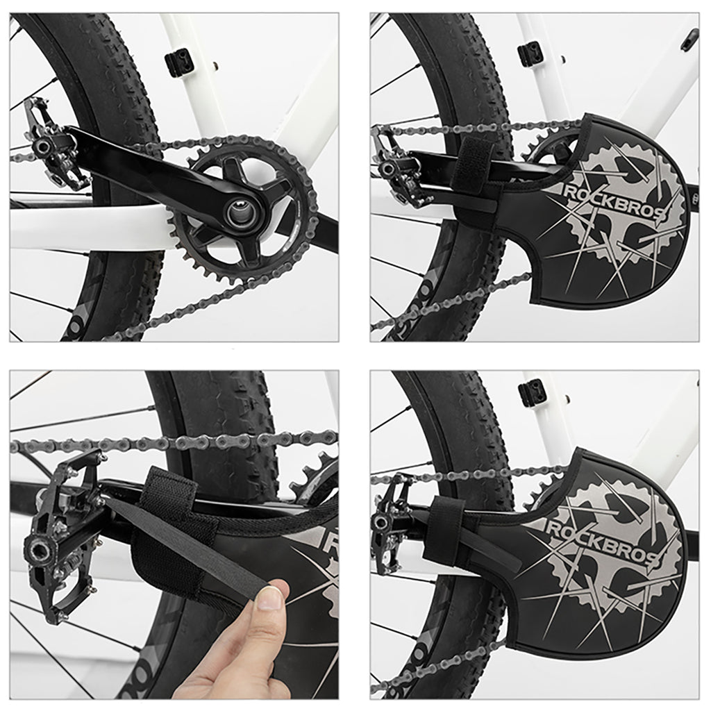 Rockbros D76 krankšto transporto dangtelis - juodas ir pilkas -- Bicycle Covers