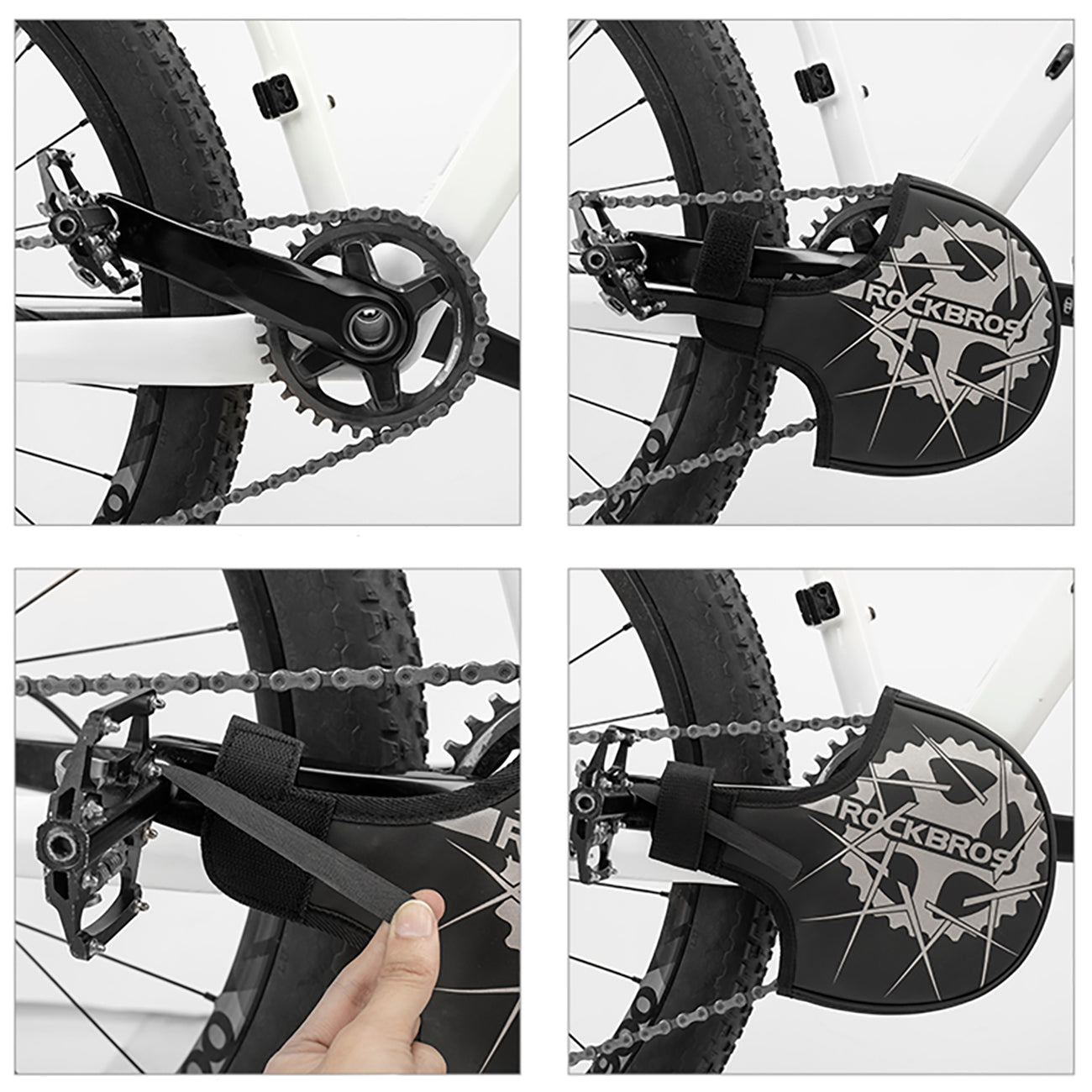 Rockbros D76 krankšto transporto dangtelis - juodas ir pilkas -- Bicycle Covers