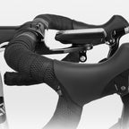 Rockbros FK-301 2-in-1 vairo dviračio laikiklis kompiuteriui ir sviesai/kamerai - juodas -- Bicycle Lights