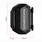 Rockbros C3 ANT+ / Bluetooth 2-in-1 greičio ar kadanso jutiklis - juodas -- Cycling Accessories