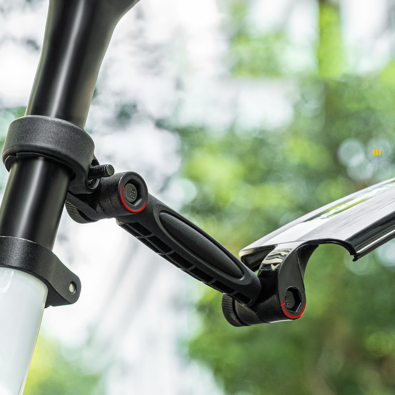 Rockbros FK-810 Sulankstomi teleskopiniai dviračio krašteliai - juoda -- Bicycle Fenders