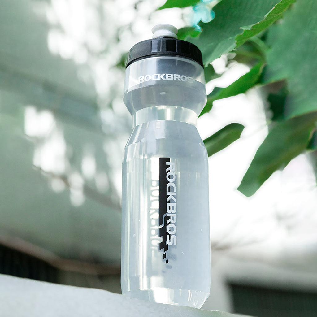 Rockbros 750 ml dviračio butelis - Skaidri su juodu čiaupu -- Cycling Accessories