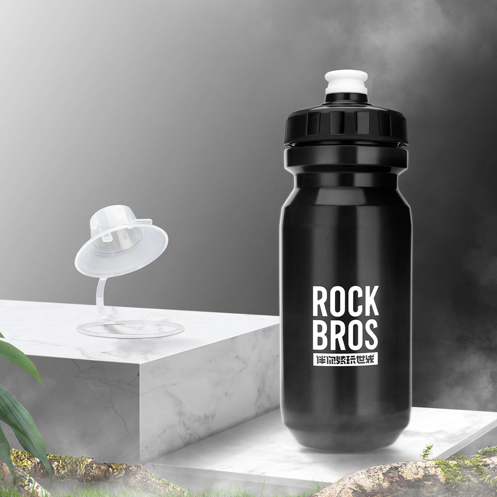 Rockbros 600 ml dviračio butelis - juodas -- Cycling Accessories