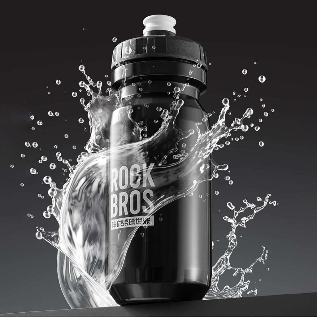 Rockbros 600 ml dviračio butelis - juodas -- Cycling Accessories