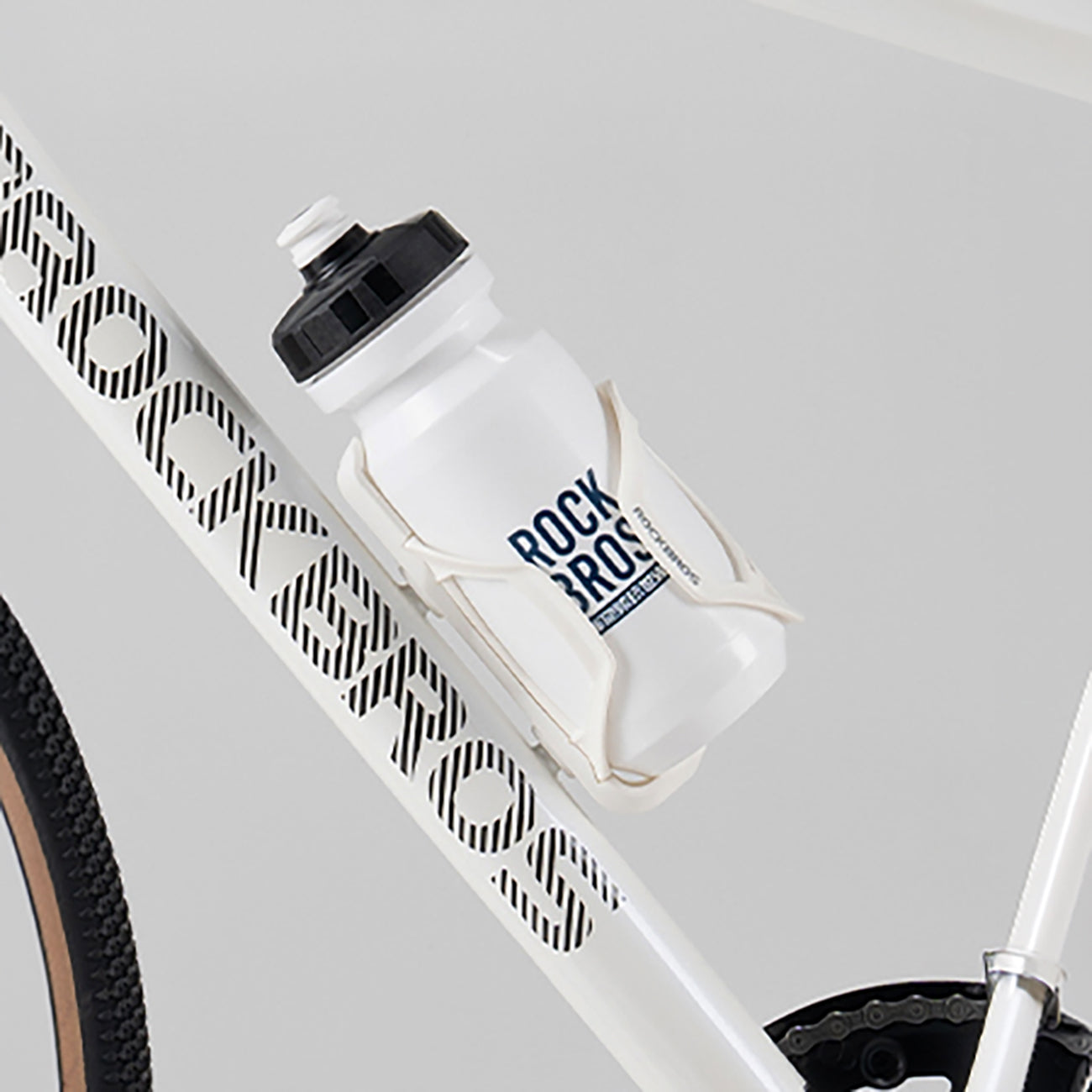 Rockbros 600 ml dviračio butelis - baltas -- Cycling Accessories