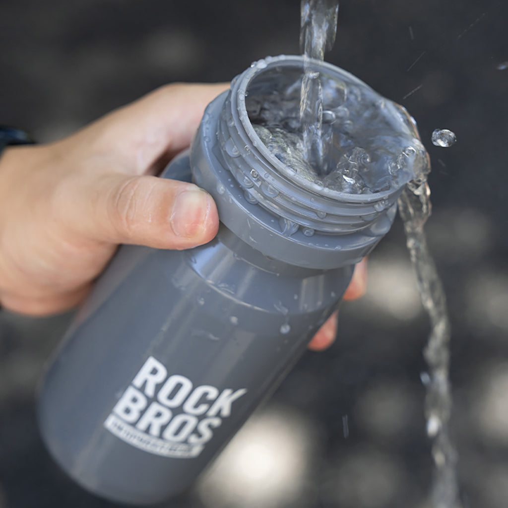 Rockbros 600 ml dviračio butelis - pilkas -- Cycling Accessories
