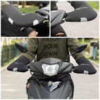 Rockbros D16-B Motociklams suderinama nepralaidžia drėgmei izoliuota rankos pirštinė - Juoda -- Bicycle Gloves