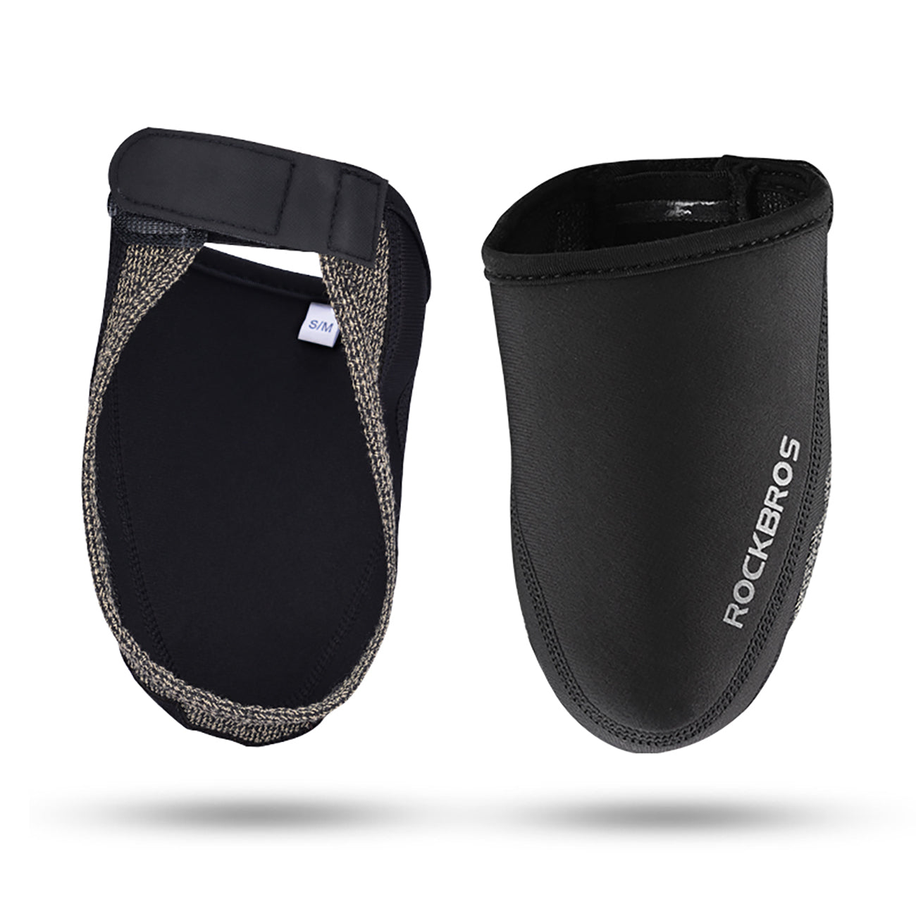 Rockbros LF1030 Nepralaidūs šalčiui izoliuoti pėdos pirštų dangalai 39-45 cm - Juodi -- Cycling Accessories