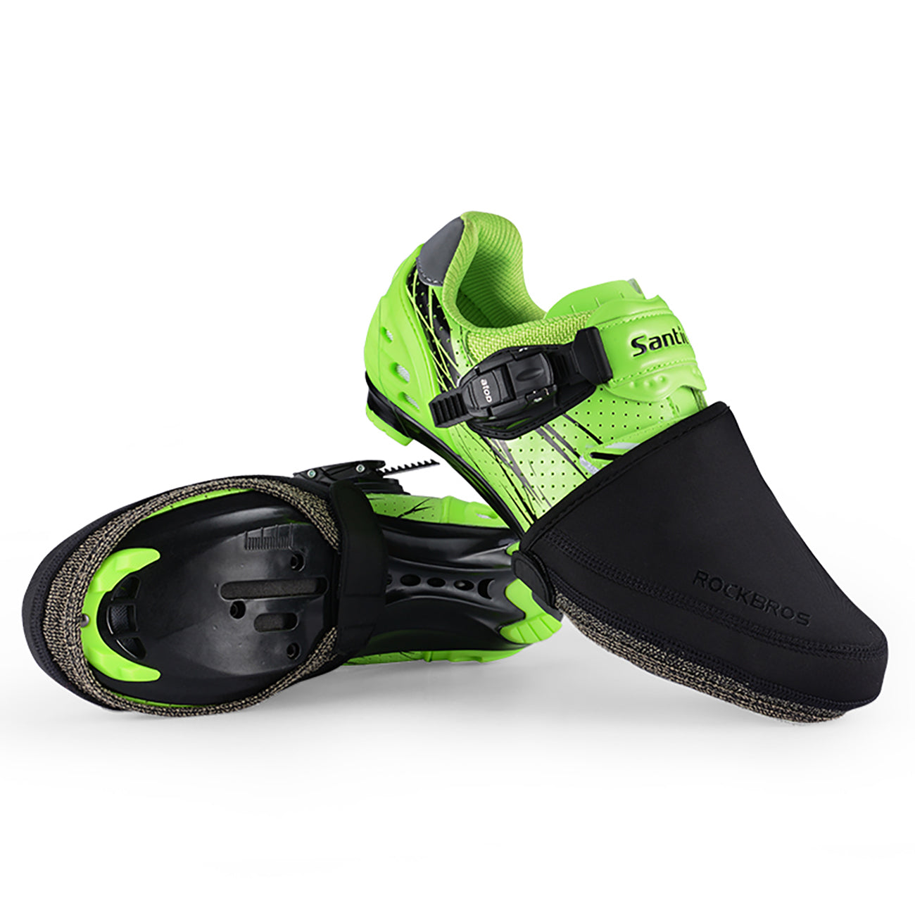 Rockbros LF1030 Nepralaidūs šalčiui izoliuoti pėdos pirštų dangalai 39-45 cm - Juodi -- Cycling Accessories