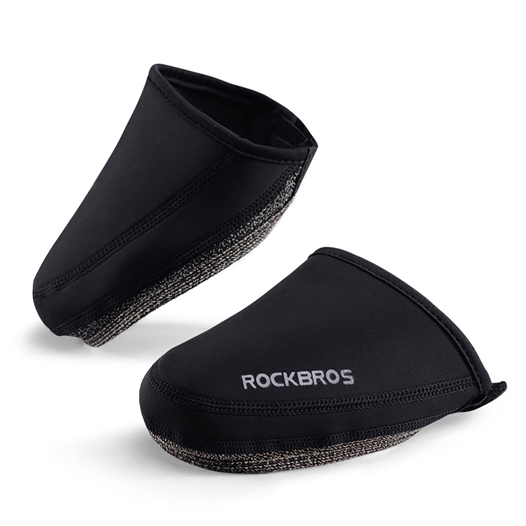 Rockbros LF1030 Nepralaidūs šalčiui izoliuoti batų pėdos pirštų dangalai 36-42 cm - Juodi -- Cycling Accessories